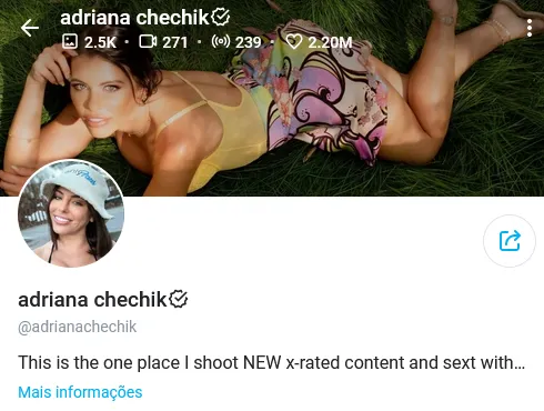 adrianachechik OnlyFans Account