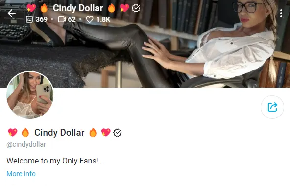 cindydollar OnlyFans Account