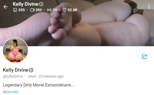 kellydivine OnlyFans Account