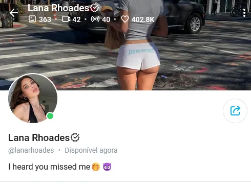 lanarhoades OnlyFans Account