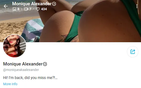 moniqueakaalexander OnlyFans Account