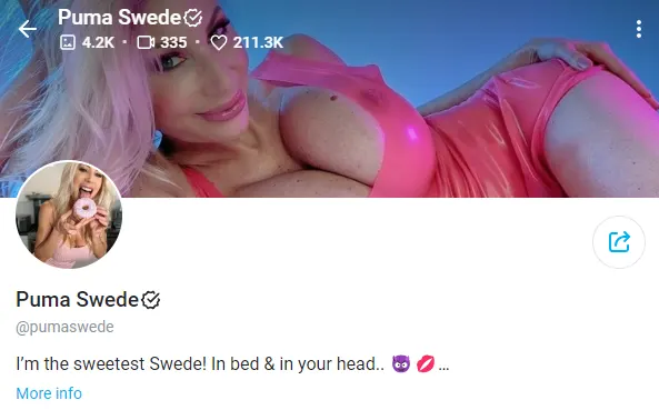 pumaswede OnlyFans Account